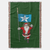 Der Weihnachtsmann mit dem Ende von Houston Decke (Vorderseite Vertikal)