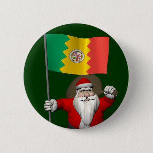 Der Weihnachtsmann mit dem Ende von Los Angeles Button