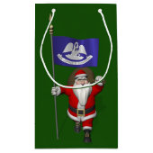Der Weihnachtsmann mit dem Ende von Louisiana Kleine Geschenktüte (Rückseite)