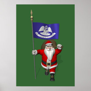 Der Weihnachtsmann mit dem Ende von Louisiana Poster