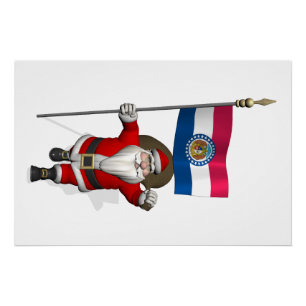 Der Weihnachtsmann mit dem Ende von Missouri Poster