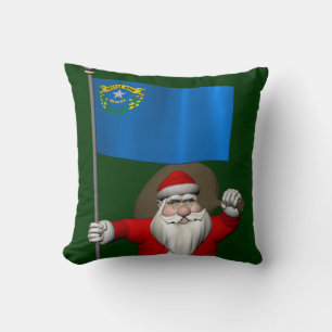 Der Weihnachtsmann mit dem Ende von Nevada Kissen