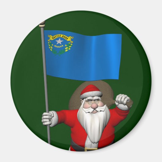 Der Weihnachtsmann mit dem Ende von Nevada Magnet (Vorne)