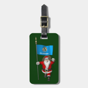 Der Weihnachtsmann mit dem Ende von Oklahoma Gepäckanhänger
