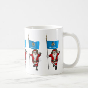 Der Weihnachtsmann mit dem Ende von Oklahoma Kaffeetasse