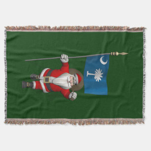 Der Weihnachtsmann mit dem Ende von South Carolina Decke