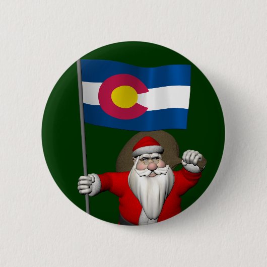 Der Weihnachtsmann mit dem Stich des Colorado Button (Vorderseite)