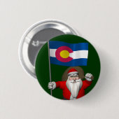 Der Weihnachtsmann mit dem Stich des Colorado Button (Vorne & Hinten)