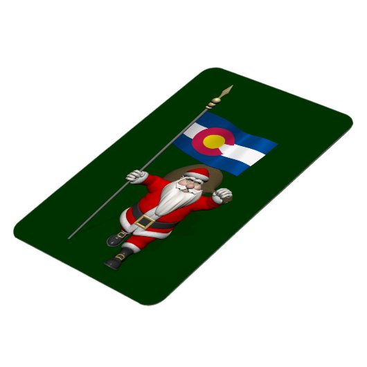 Der Weihnachtsmann mit dem Stich des Colorado Magnet (Linke Seite)