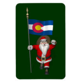 Der Weihnachtsmann mit dem Stich des Colorado Magnet (Vertikal)