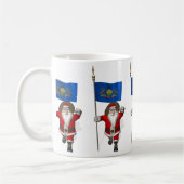 Der Weihnachtsmann mit dem Stipendium von Pennsylv Kaffeetasse (Links)