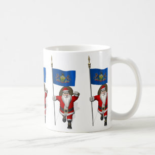 Der Weihnachtsmann mit dem Stipendium von Pennsylv Kaffeetasse
