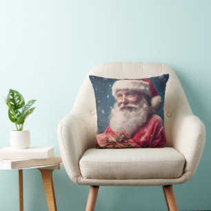Der Weihnachtsmann mit dem Weihnachtsdesign Kissen