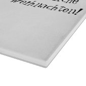 Der Weihnachtsmann mit Elch - heißes Fest Schneidebrett (Ecke)