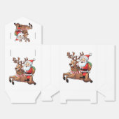Der Weihnachtsmann mit Friedensgeschenken Geschenkschachtel (Ungefaltet)