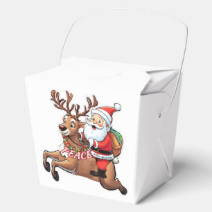 Der Weihnachtsmann mit Friedensgeschenken Geschenkschachtel