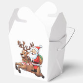 Der Weihnachtsmann mit Friedensgeschenken Geschenkschachtel (Offen)