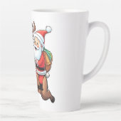 Der Weihnachtsmann mit Friedensgeschenken Milchtasse (Rechts)