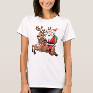 Der Weihnachtsmann mit Friedensgeschenken T-Shirt