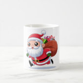 "Der Weihnachtsmann mit Geschenksack | Weihnachten Kaffeetasse (Mittel)