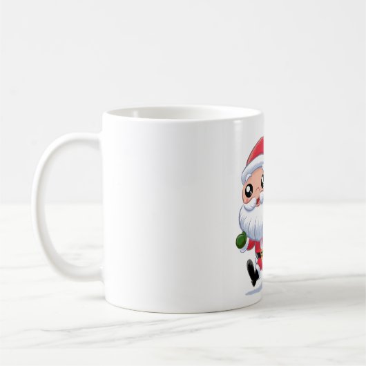 "Der Weihnachtsmann mit Geschenksack | Weihnachten Kaffeetasse (Links)