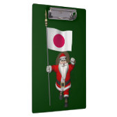 Der Weihnachtsmann mit japanischem Abzeichen Klemmbrett (Rechts)
