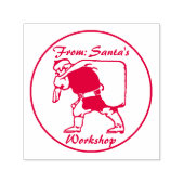 Der Weihnachtsmann mit Sack Permastempel (Design)