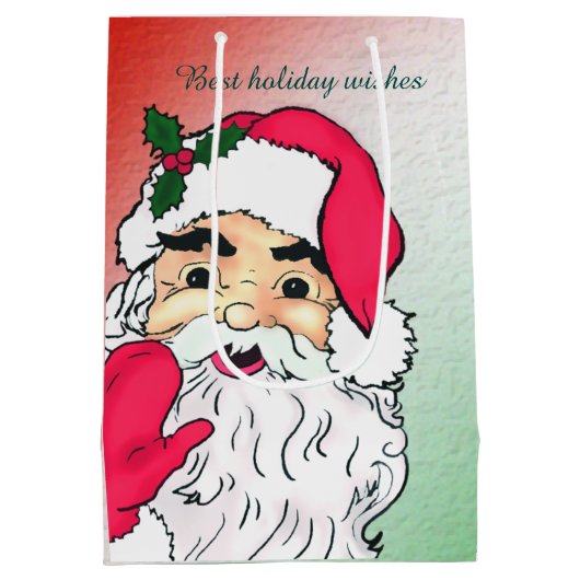 Der Weihnachtsmann Mittlere Geschenktüte (Rückseite)