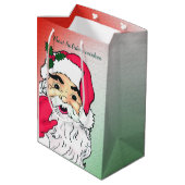 Der Weihnachtsmann Mittlere Geschenktüte (Rückseite Schrägansicht)