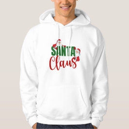 Der Weihnachtsmann Moderne Trendy Stilvolle Niedli Hoodie
