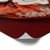 Der Weihnachtsmann muss ausgeschnitten werden Poster (Ecke)