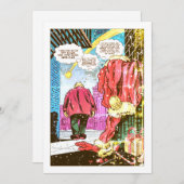 Der Weihnachtsmann nicht mehr! (Vintag) Feiertagskarte (Vorne/Hinten)