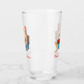 Der Weihnachtsmann nimmt ein kleines Nickerchen Glas (Links)