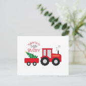 Der Weihnachtsmann Postkarte (Stehend Vorderseite)
