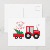 Der Weihnachtsmann Postkarte (Vorne/Hinten)