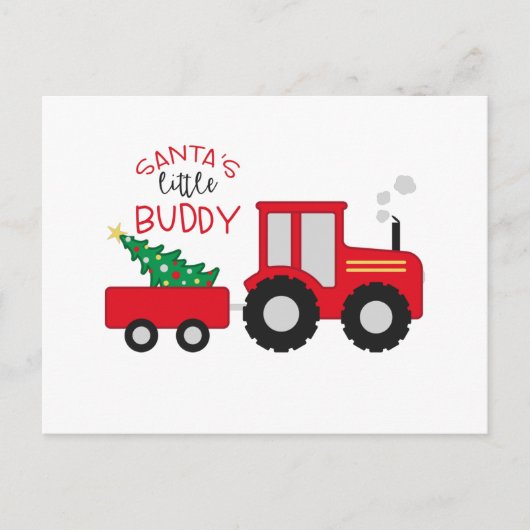 Der Weihnachtsmann Postkarte (Vorderseite)