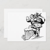 Der Weihnachtsmann Postkarte (Vorne/Hinten)