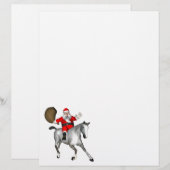Der Weihnachtsmann reitet ein Silberpferd (Vorne/Hinten)