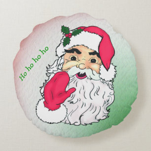 Der Weihnachtsmann Rundes Kissen