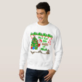 Der Weihnachtsmann sagt: "Seid ihr Nauti oder schö Sweatshirt (Vorne ganz)