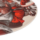 Der Weihnachtsmann Schneidebrett (Ecke)