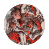 Der Weihnachtsmann Schneidebrett (Vorderseite)