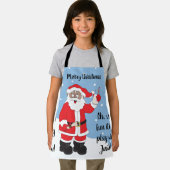Der Weihnachtsmann Schürze (Insitu)