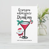 Der Weihnachtsmann sieht dich, wenn du Weihnachten (Stehend Vorderseite)