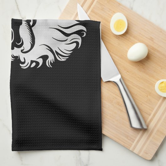 Der Weihnachtsmann sieht eine Sonnenbrille mit Hut Geschirrtuch (Viertel Falte)