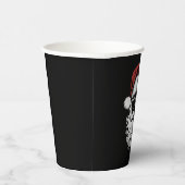 Der Weihnachtsmann sieht eine Sonnenbrille mit Hut Pappbecher (Rechts)