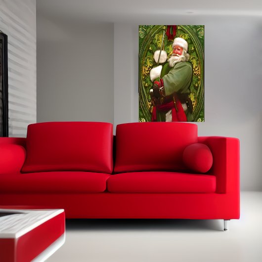 Der Weihnachtsmann sieht neu aus | AI Art Poster