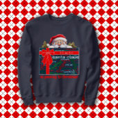 Der Weihnachtsmann sieht nicht, bis Weihnachts-Wei Sweatshirt