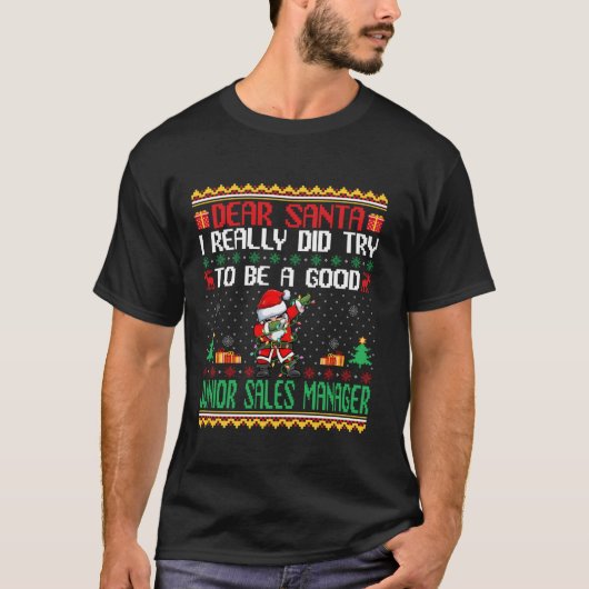 Der Weihnachtsmann soll ein guter Junior Sales Man T-Shirt (Vorderseite)