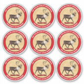 Der Weihnachtsmann - Sonderaktion Aufkleber (Vorderseite)